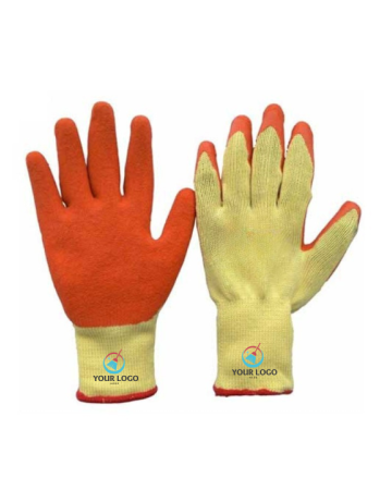 Custom Logo Coated  Latex Safety Gloves